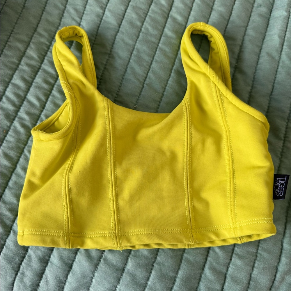Tiger Friday Duchess Top- Margarita yellow